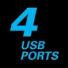 Sandberg 2 in1 USB Hub bungee standaard